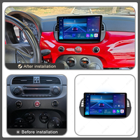 Autoradio Android Auto pour FIAT 500 2007-2016 Navigation Multimedia Stereo Player GPS 4G Carplay Head Unit