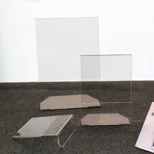 Présentoir en acrylique transparent de type L <span class=keywords><strong>Tableau</strong></span> d'affichage d'étiquette de prix en plastique pour le stockage et l'affichage de la publicité Promotion - Product Image 3