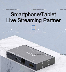 Đa chức năng Docking Station với 3.5mm Jack RJ45 live streaming chuyển đổi thiết bị video Switcher cho Iphone cho iPad - Product Image 3