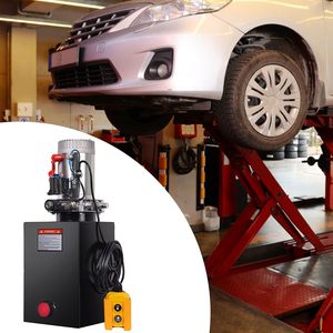 Unidad de Potencia Hidráulica con Tanque de Aceite de Hierro de 8 Cuartos, Motor de 12V CC, Bomba de Rendimiento de Acción Simple para Elevación de 4M, Maneta de Control - Product Image 6