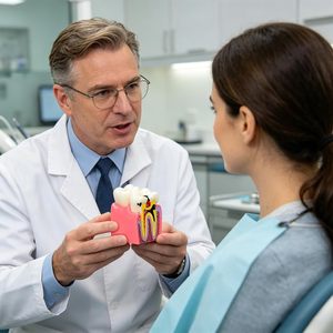 Modèle de démonstration de caries dentaires, modèle d'enseignement de l'anatomie dentaire pour l'éducation et l'explication aux patients - Product Image 6