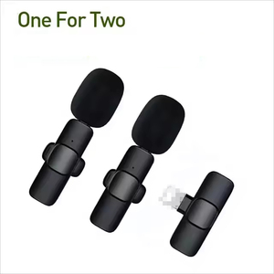 Wholesale Factory 2.4G Live Interview Outdoor Mini Lapel Portable Wireless Stereo Lavalier <b>Microphone</b> - Product Image 6