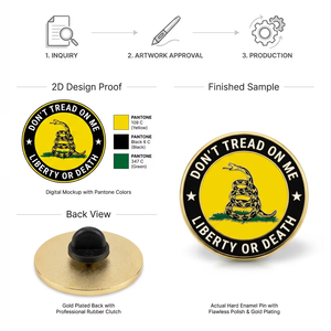 Badge souvenir personnalisé avec logo d'entreprise imprimé UV, accessoire de mode, broche, fabricant de pin's personnalisés - Product Image 6