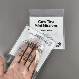 Pe Bags Transparent Plastic Bags Heavy Duty Screen Printing Inner Packaging Polyethylene Material - Product Image 1