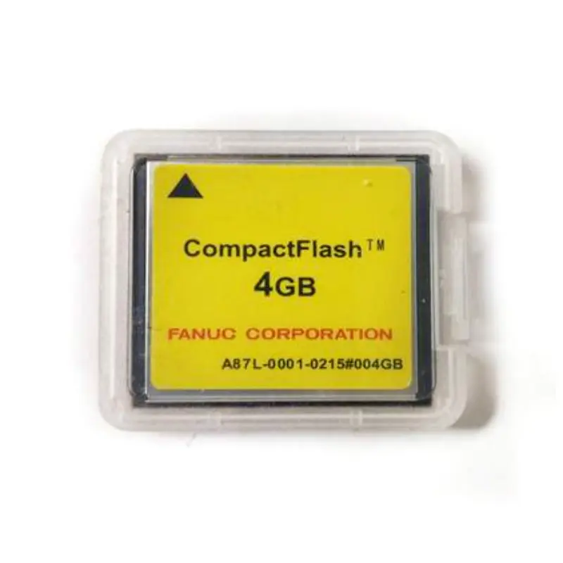 100% orijinal hafıza kartı kullanılmış ve yeni Fanuc CF kart A87L-0001-0215 #004GB için CNC makinesi kontrol A87L-0001-0215 #004GB