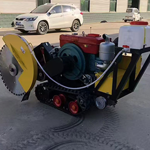 Nouvelle construction de routes promenade hydraulique derrière chenille <span class=keywords><strong>scie</strong></span> à ciment diesel coupe-route découpeuse de béton - Product Image 6
