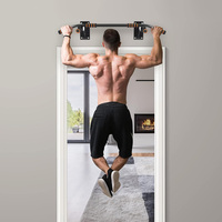 Barre de traction en acier 4-en-1 avec levier mural, poignées antidérapantes, entraînement complet du corps, utilisation à domicile, portable, durable, personnalisable