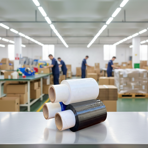 Industrial Strength Mini Stretch Film <strong>Wrap</strong> With Handle 4" 500 ft <strong>Pallet</strong> Moving Supplies Shrink <strong>Wrap</strong> Packaging Film - Product Image 5