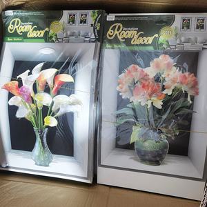 Vendita calda di adesivi murali per <span class=keywords><strong>fiori</strong></span> e piante 3D cornici per foto soggiorno divani sfondo decorazioni murali adesivi autoadesivi - Product Image 5