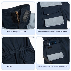 Conjuntos de Ropa de Trabajo Tridimensional Personalizados con Bolsillos, Pantalones de Trabajo con Múltiples Bolsillos, Ropa de Trabajo para Taller y Fábrica - Product Image 4