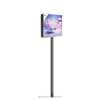 Boîte lumineuse LED rectangulaire en alliage d'aluminium, décorative, solaire, haute luminosité, résistante aux intempéries, pour hamburger