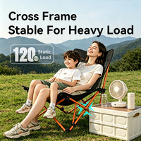 Chaise de camping pliable inclinable en maille textilène ultralégère, chaise de pêche, OEM ODM, directement de l'usine, logo personnalisé pour le glamping