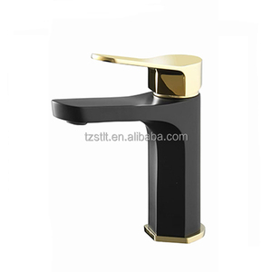 Grifo de Lavabo de Lujo en Latón y Acero Inoxidable para Baño Moderno, Grifo Cuádruple para Baño - Product Image 2