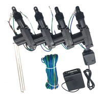 Kit de verrouillage centralisé de voiture, verrouillage de porte électrique robuste, 12V, universel, neuf, comprend 4 serrures électriques