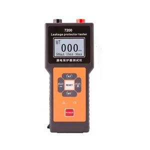 Decca 7200 0-500ma AC 220V rò rỉ bảo vệ Tester Hướng dẫn sử dụng Tự động đo chế độ thời gian phạm vi 0-999MS Detector