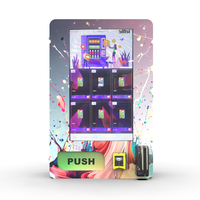 Distributeur mural personnalisé, mini distributeur automatique, petites machines distributrices pour articles de vente au détail avec lecteur de code QR