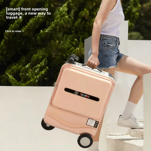 인체 공학적-키가 크고 짧은 여행자를 위한 높이 조절 가능한 USB 포트 스마트 수하물 - Product Image 2