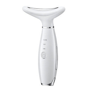 42 C Warm Lift Facial and Neck Massage Instrument Neck Wrinkle <b>Removal</b> Beauty Instrument Dimming Wrinkles Colorful Light Neck - Product Image 1