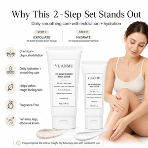 Ensemble <span class=keywords><strong>Lotion</strong></span> et Gommage Corporel Lissant KP Bump Smoothing – Acides AHA <span class=keywords><strong>BHA</strong></span> Glycolique Lactique, Pierre Ponce, Urée – Soin Peau Rugueuse et Bosselée - Product Image 4