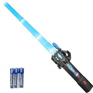 Juguete de sable de luz extensible inspirado en películas para niños con luces intermitentes, regalo para fanáticos de las guerras - Product Image 5