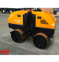 NIVO NV202 1635kg télécommande Trench vibrateur rouleau de route compacteur mini marche derrière rouleaux de route ou pièces
