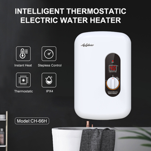 Calentador de Agua Eléctrico Instantáneo sin Tanque de 6.6KW con Control de Perilla, Estilo Coreano Popular, Calentamiento Rápido para Baño y Ducha - Product Image 5