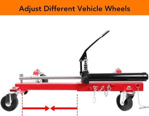 Dolly Mobil kapasitas 1500LBS dengan Jack ban hidrolik untuk pemosisian kendaraan untuk truk Trailer RV - Product Image 5