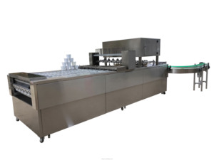 <span class=keywords><strong>Couvercle</strong></span> automatique d'aluminium plaçant la machine de cachetage de plateau de tasse de papier de nouille instantanée - Product Image 3