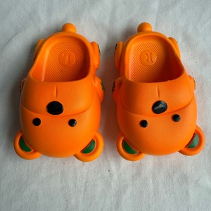 Pantoufles à imprimé animal pour femmes, orange, doublure en peluche PVC, semelle intermédiaire EVA rembourrée, toutes saisons, bout rond, épaisseur de semelle 15 mm - Product Image 6