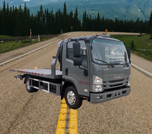 ISUZU ELF KV100 4X2 Diesel Nouveau Camion de <span class=keywords><strong>Remorquage</strong></span> à Plateforme Plate 5 Tonnes pour le Secours Routier d'Urgence et le <span class=keywords><strong>Remorquage</strong></span> de Voitures - Product Image 2
