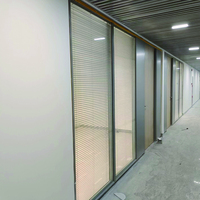 Cloison de bureau modulaire insonorisée de haute qualité panneau acoustique personnalisé cloison de cabine en verre pour l'école commerciale