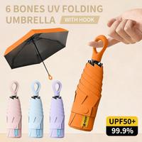 Parapluie pliant coupe-vent anti-UV, protection solaire et pluie, poignée à boucle annulaire, portable, vente en gros, exportation, centres de distribution