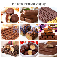 Machine automatique d'enrobe de chocolat de tunnel de refroidissement de petit revêtement de bonbons de gelée de convoyeur d'humeur de gâteau