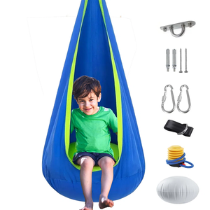 Columpio Sensorial Interior con Precisión de Fábrica, <span class=keywords><strong>Hamaca</strong></span> para Bebé con Soporte y Cojín de Aire, Columpio de Nailon para Niños para Uso en Exteriores - Product Image 2