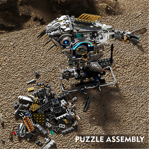 MJI 13092 Piranha Creativa, Bloques de Construcción Mecánicos, Modelo Educativo, Juego de Bloques de Construcción, Colección de Juguetes de Plástico, Venta al por Mayor - Product Image 3