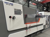 Nouvelle machine de découpe et de rainurage automatique à lit plat avec alimentation par le bord, élimination des déchets et décapage, 27 kW, 5000 feuilles/h