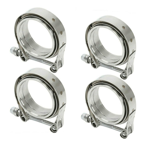Klem Band Jinwo Klem Turbocharger Tipe <span class=keywords><strong>V</strong></span> untuk Pipa Knalpot Mobil - Product Image 6
