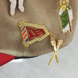 Metal San Judas <b>Hat</b> <b>Pin</b> Lapel Mexican <b>Pin</b> for <b>Hats</b> - Product Image 3