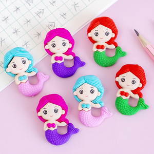 Nuevo Lote al por Mayor de Borradores con Forma de Sirena de Dibujos Animados, Regalo de Papelería para Estudiantes, Favorito de las Niñas Pequeñas <span class=keywords><strong>686</strong></span> - Product Image 4