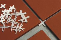 100 pièces de calibres de nivellement de carreaux en PP blanc poli de 1,5 mm, détachables, accessoires de nivellement de carreaux portatifs pour la pose murale et au sol