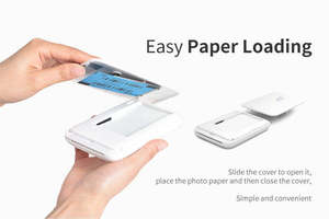 Impresora Térmica Inalámbrica Portátil con Bluetooth, Impresión Instantánea sin Tinta, Impresora de Fotos con IA, Resistente al Agua y al Polvo, en Stock - Product Image 4