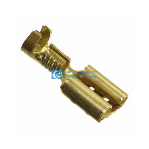 Bom List Support 735239-6 Standard Quick Connect Female 6.35mm Crimp Non-Insulated 7352396 <strong>Faston</strong> Series Free Hanging In-Line - Product Image 1