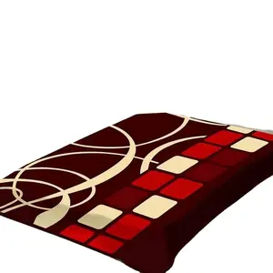 BRAND HI TOUCH super soft mink blanket for printed 2 Ply 1 Side middle east blanket