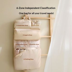 Nuevas Bolsas de Almacenamiento al Vacío 6 en 1, de Tela Twill, Multiusos, Portátiles para Viaje, Organizador de Ropa y Ropa Interior, Plegables, de PE/PA - Product Image 2