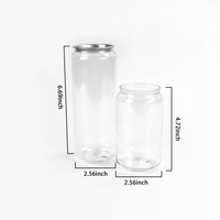 Pot en plastique PET de 330 ml avec couvercle à pompe et logo personnalisable pour les aliments en conserve et les boissons