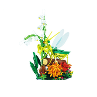 Ensemble de blocs de construction personnalisés Mantis religieuse, modèle d'insecte de jardin en ABS, jouet d'assemblage DIY, cadeau OEM pour enfants de 8 ans et plus