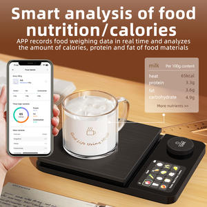 Balance de cuisine numérique CK865BLE rechargeable 3000g x 0.1g, corps métallique, avec mode nutritionnel pour peser les aliments - Product Image 5