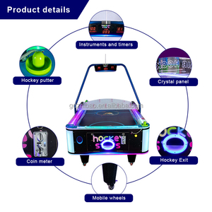 Bán chạy nhất trong nhà giải trí khúc côn cầu trên không Máy trò chơi Ice Star Air Hockey bảng vé ra 2-4 người chơi nhiều bóng khúc côn cầu bảng - Product Image 3