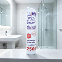 Sellador de Silicona de Uso General 2500 para Ventanas, Baños y Vehículos