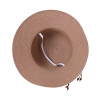 Petit chapeau de paille à fleurs fraîches personnalisé pour femmes en gros pour l'été Pare-soleil pliable à larges bords pour la pêche Usage décontracté